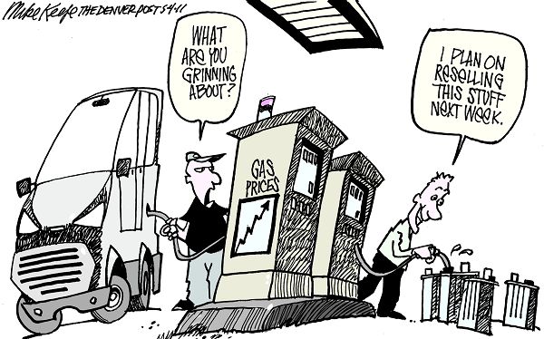 gas prices cartoon. Gas Prices retweet